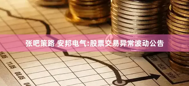 张吧策路 安邦电气:股票交易异常波动公告